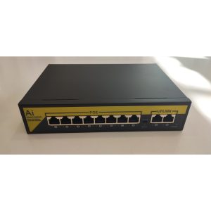 سوئیچ شبکه پی او ای 8 پورت POE 100 اپلینک صد