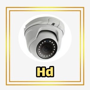 دوربین دام اچ دی دو مگا پیکسل فلزی دید در شب سیاه سفید AHD CAMERA IR DOME 2MP